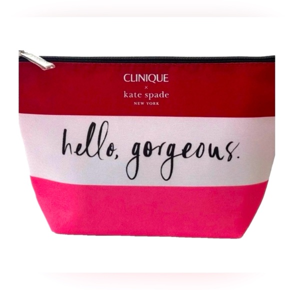 Mystery Bundle - Clinique X Kate Spade Large Cosmetic Bag W/ 3 Or More Items! - Picture 1 of 16